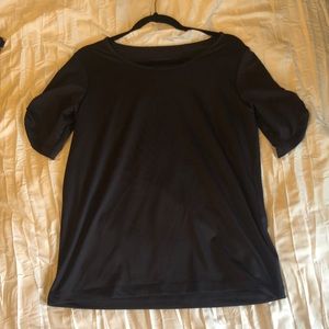 Susan Graver Navy Blue Blouse, Size Small